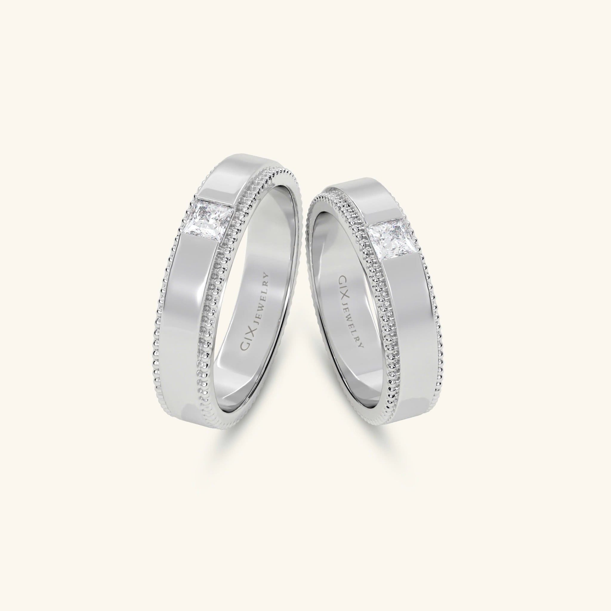  Nhẫn cưới vàng thiết kế riêng - GCR25050257 | Gix Jewel 