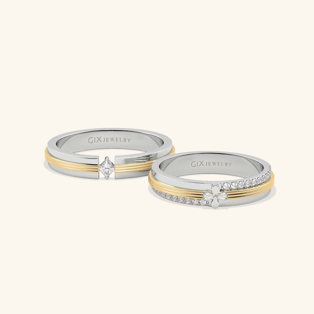  Nhẫn cưới vàng thiết kế riêng - GCR25050262 | Gix Jewel 