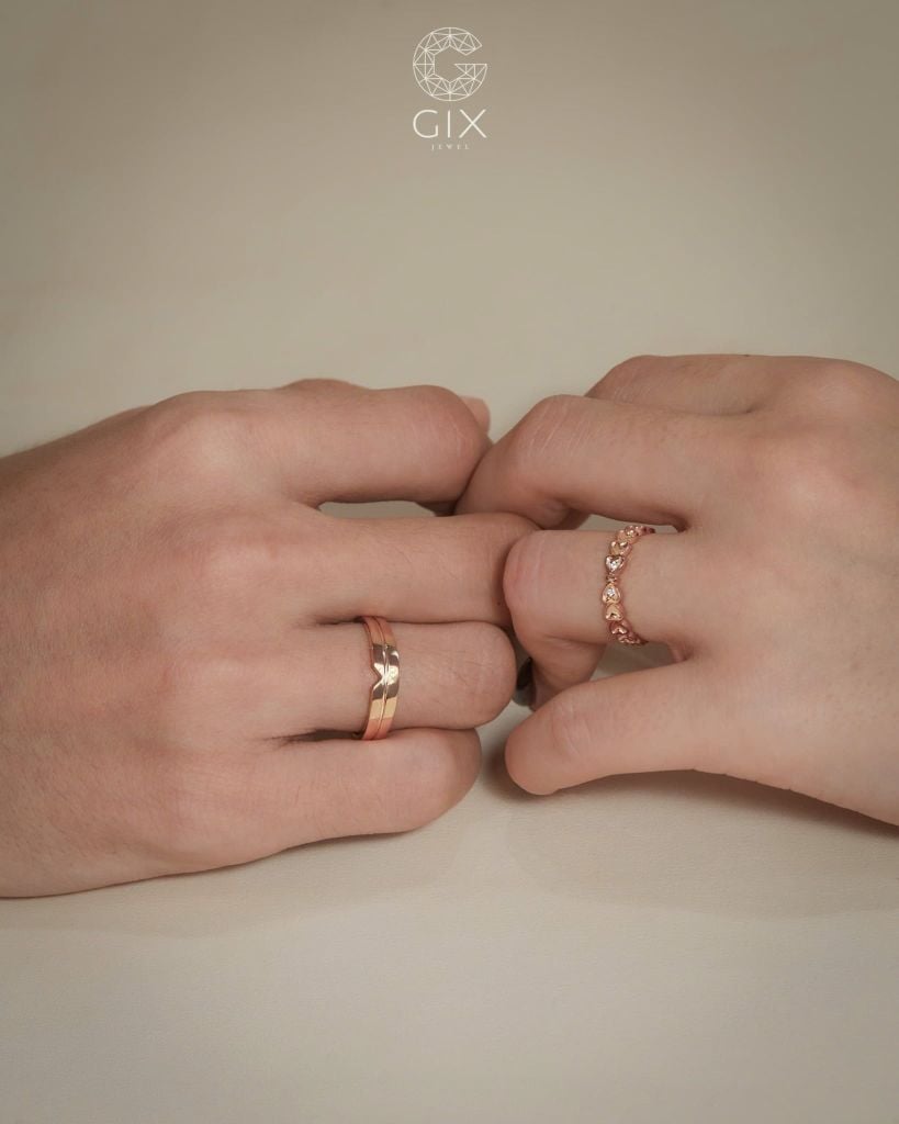  Nhẫn cưới vàng thiết kế riêng - GCR25050178 | Gix Jewel 
