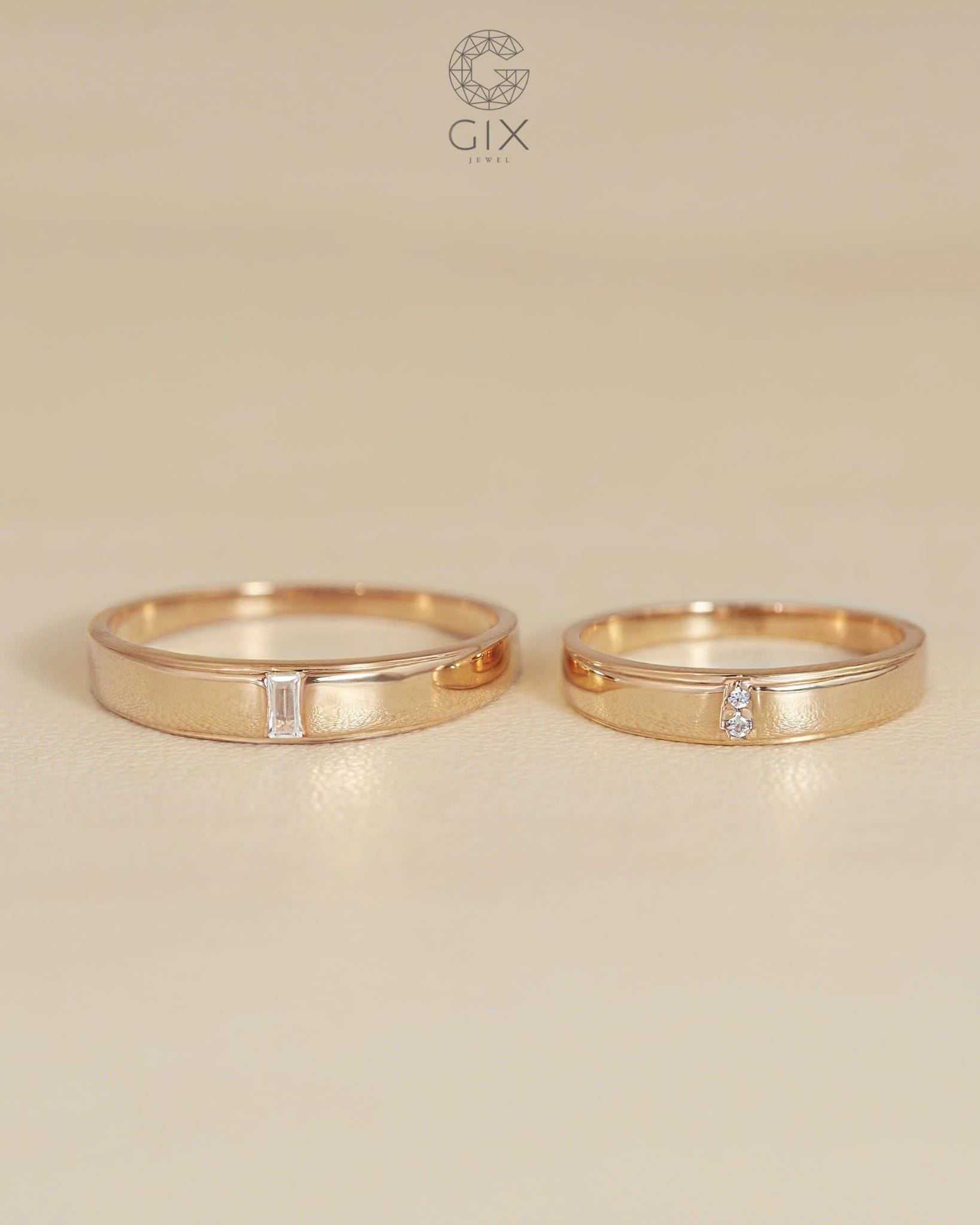  Nhẫn cưới vàng thiết kế riêng - GCR25050171 | Gix Jewel 