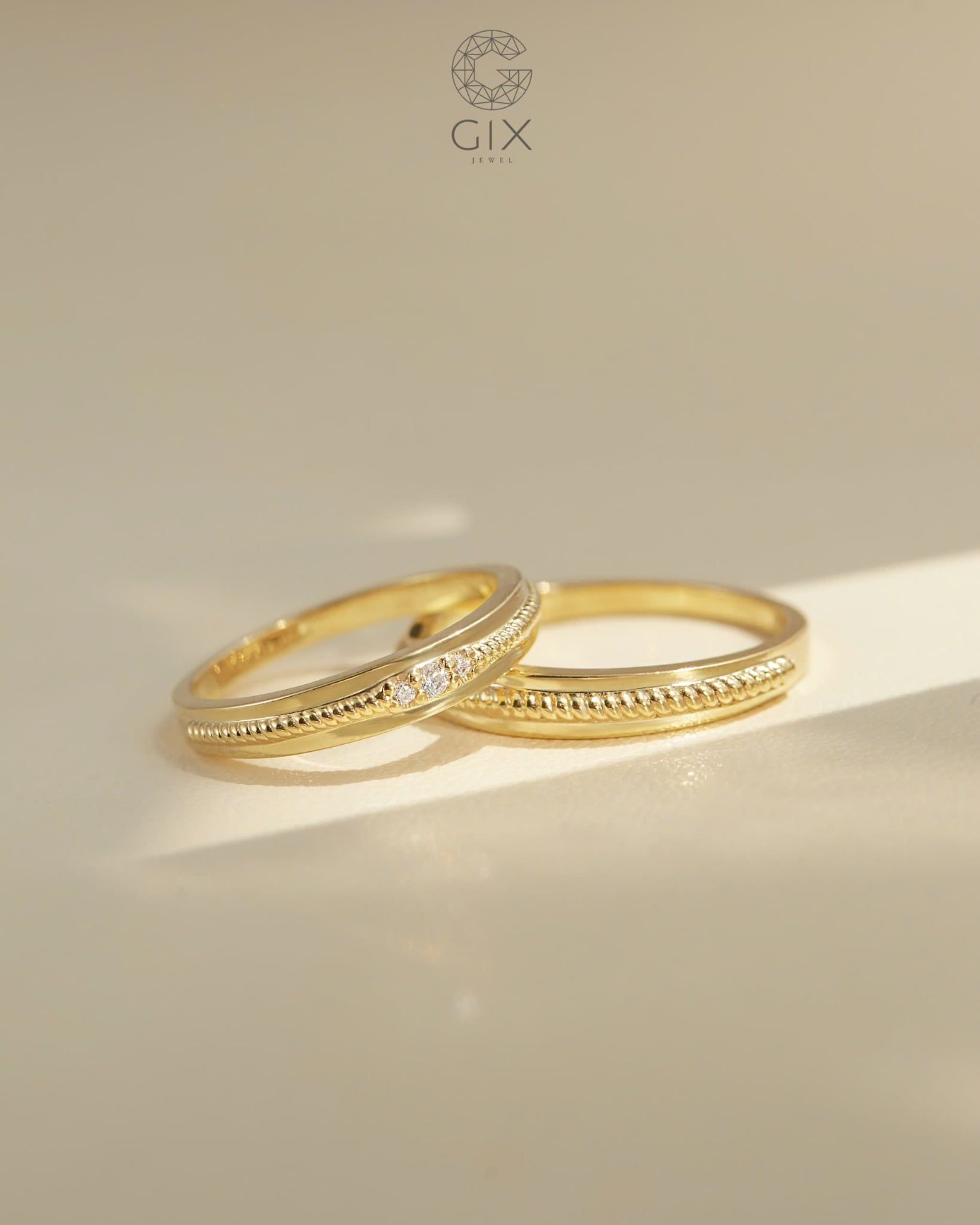  Nhẫn cưới vàng thiết kế riêng - GCR25050169 | Gix Jewel 