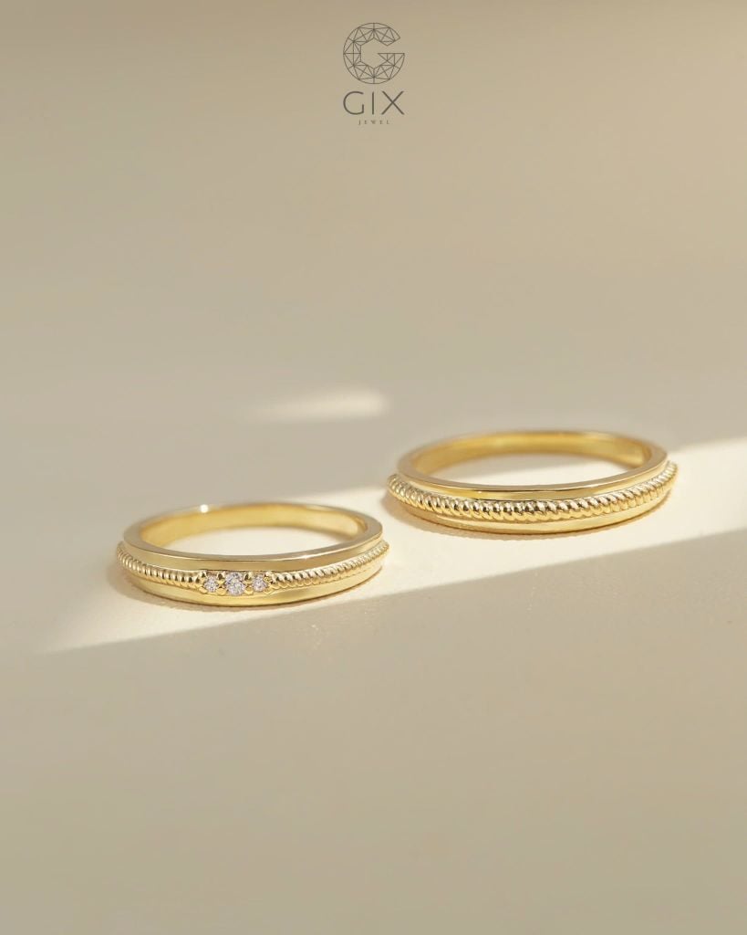  Nhẫn cưới vàng thiết kế riêng - GCR25050169 | Gix Jewel 