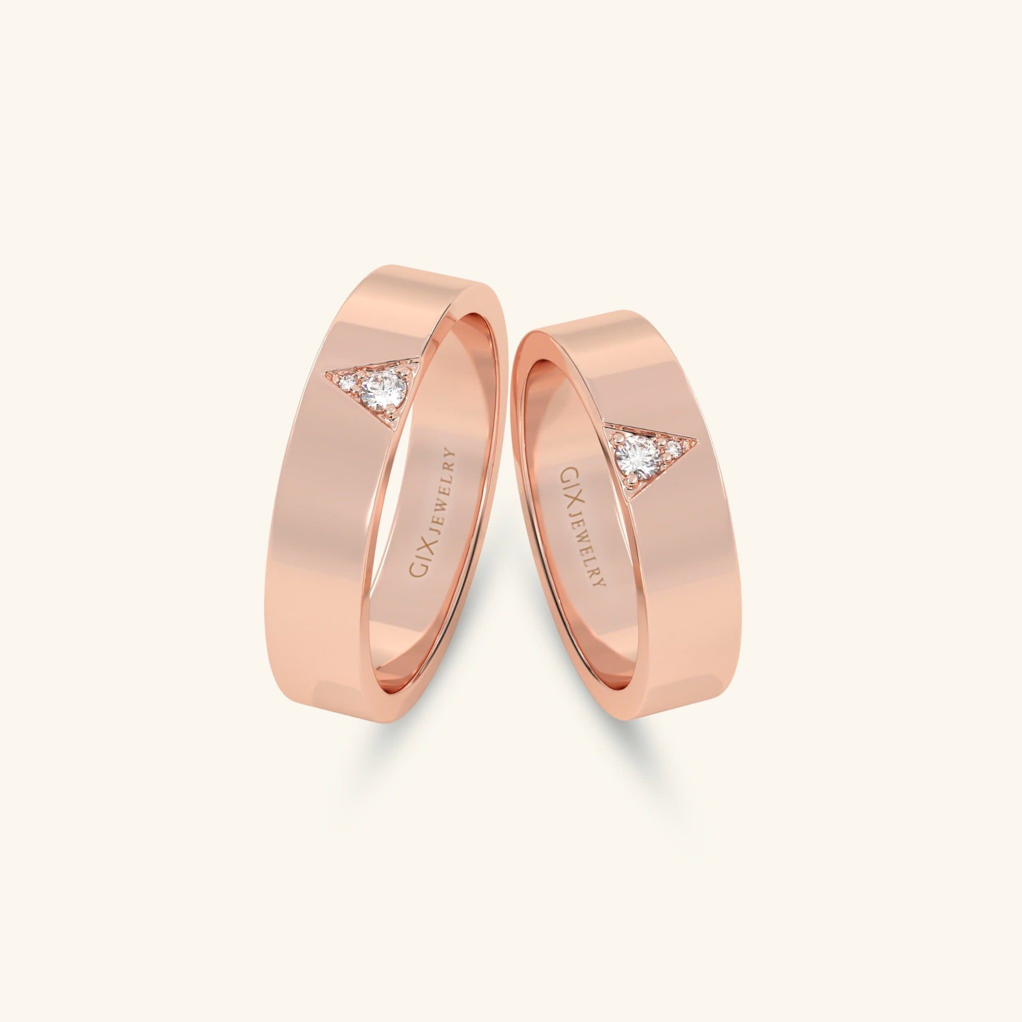  Nhẫn cưới vàng thiết kế riêng - GCR25050268 | Gix Jewel 