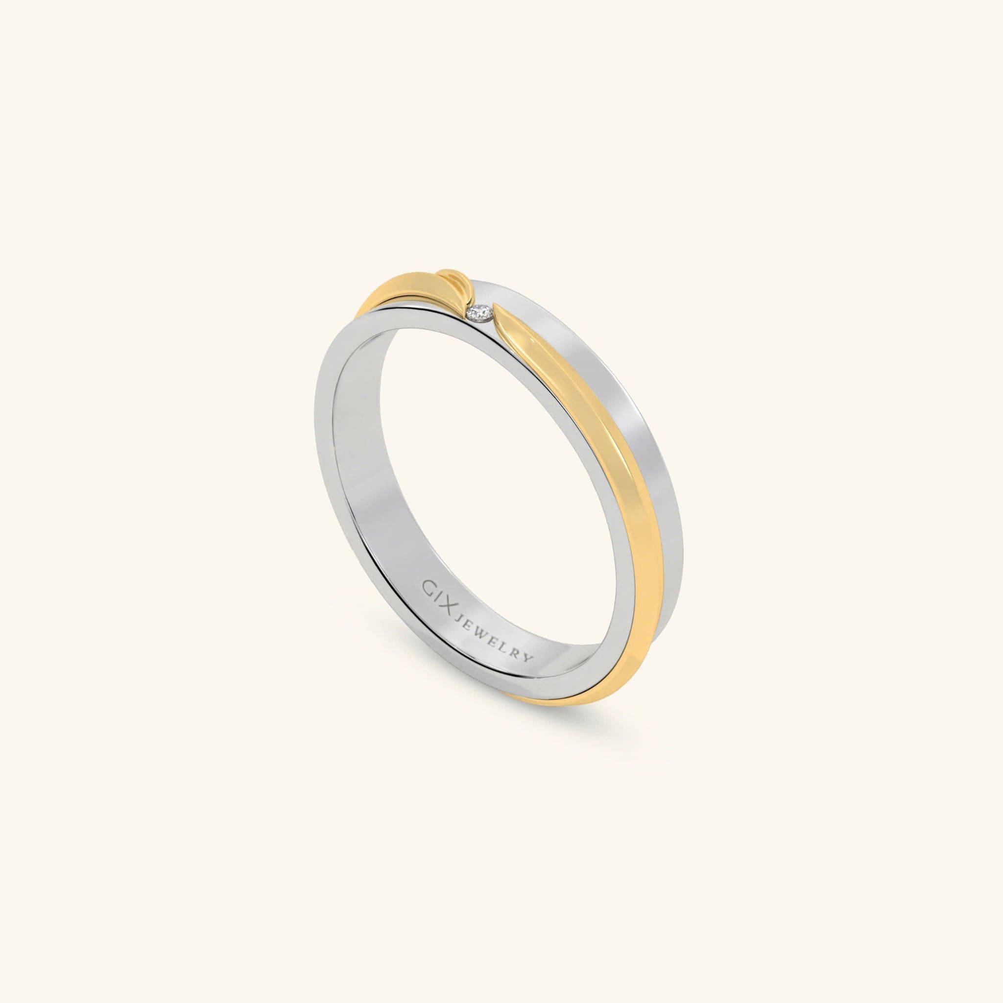  Nhẫn cưới vàng thiết kế riêng - GCR25050276 | Gix Jewel 