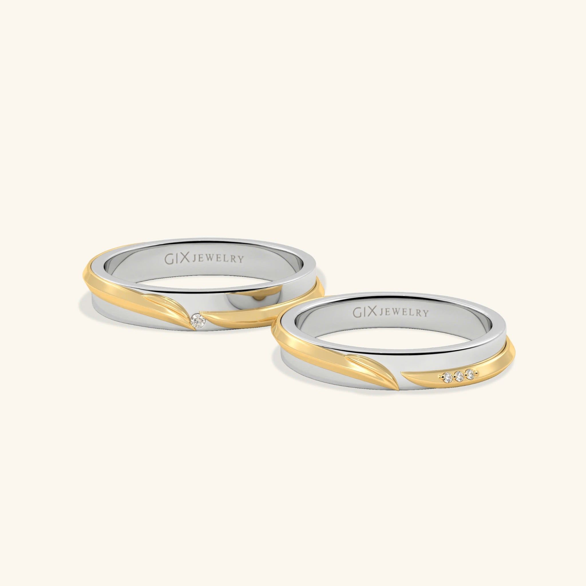  Nhẫn cưới vàng thiết kế riêng - GCR25050276 | Gix Jewel 