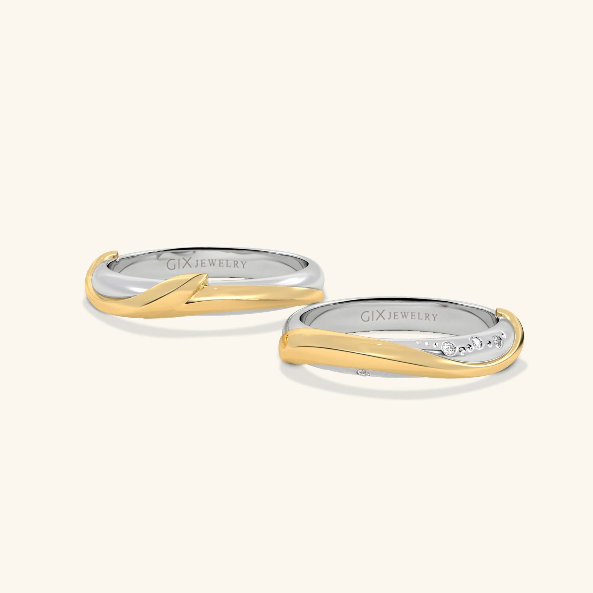  Nhẫn cưới vàng thiết kế riêng - GCR25050283 | Gix Jewel 