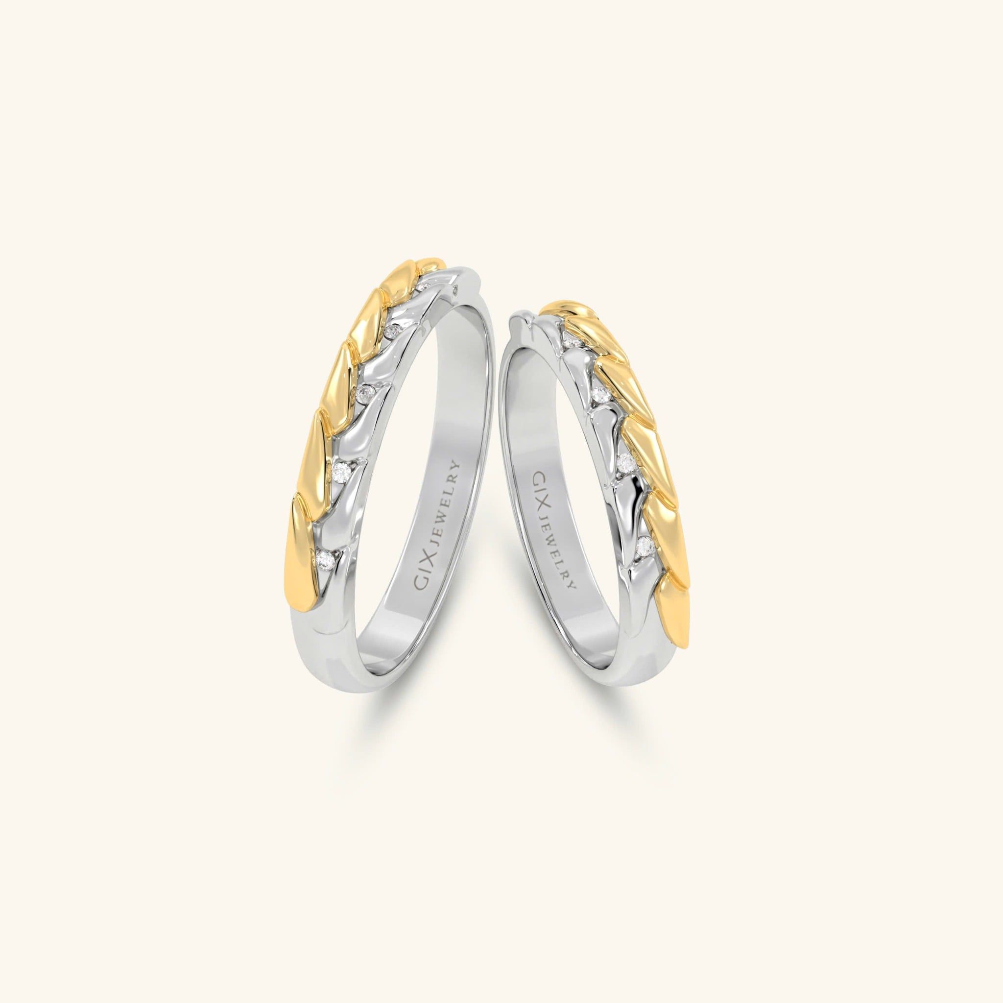  Nhẫn cưới vàng thiết kế riêng - GCR25050280 | Gix Jewel 
