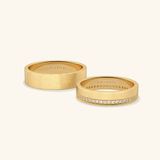  Nhẫn cưới vàng thiết kế riêng - GCR25050221 | Gix Jewel 