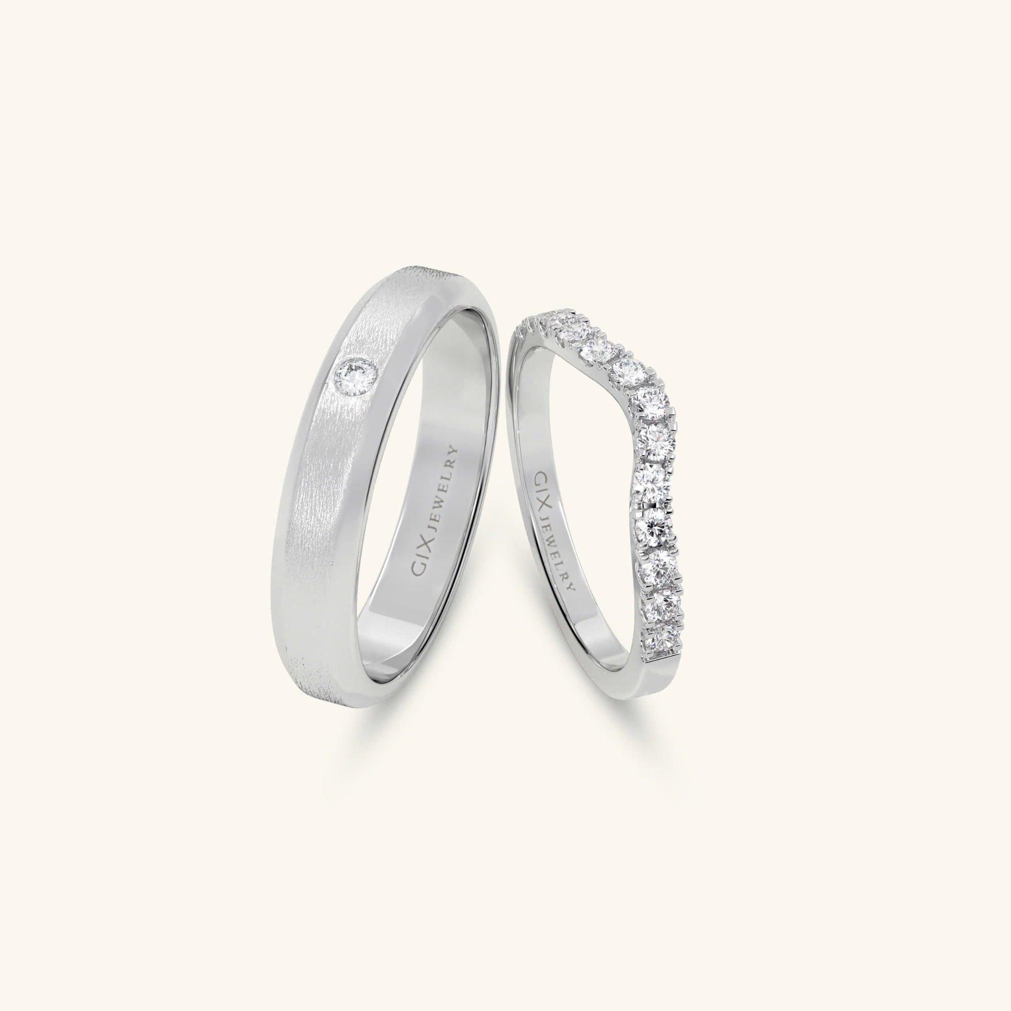  Nhẫn cưới vàng thiết kế riêng - GCR25050288 | Gix Jewel 