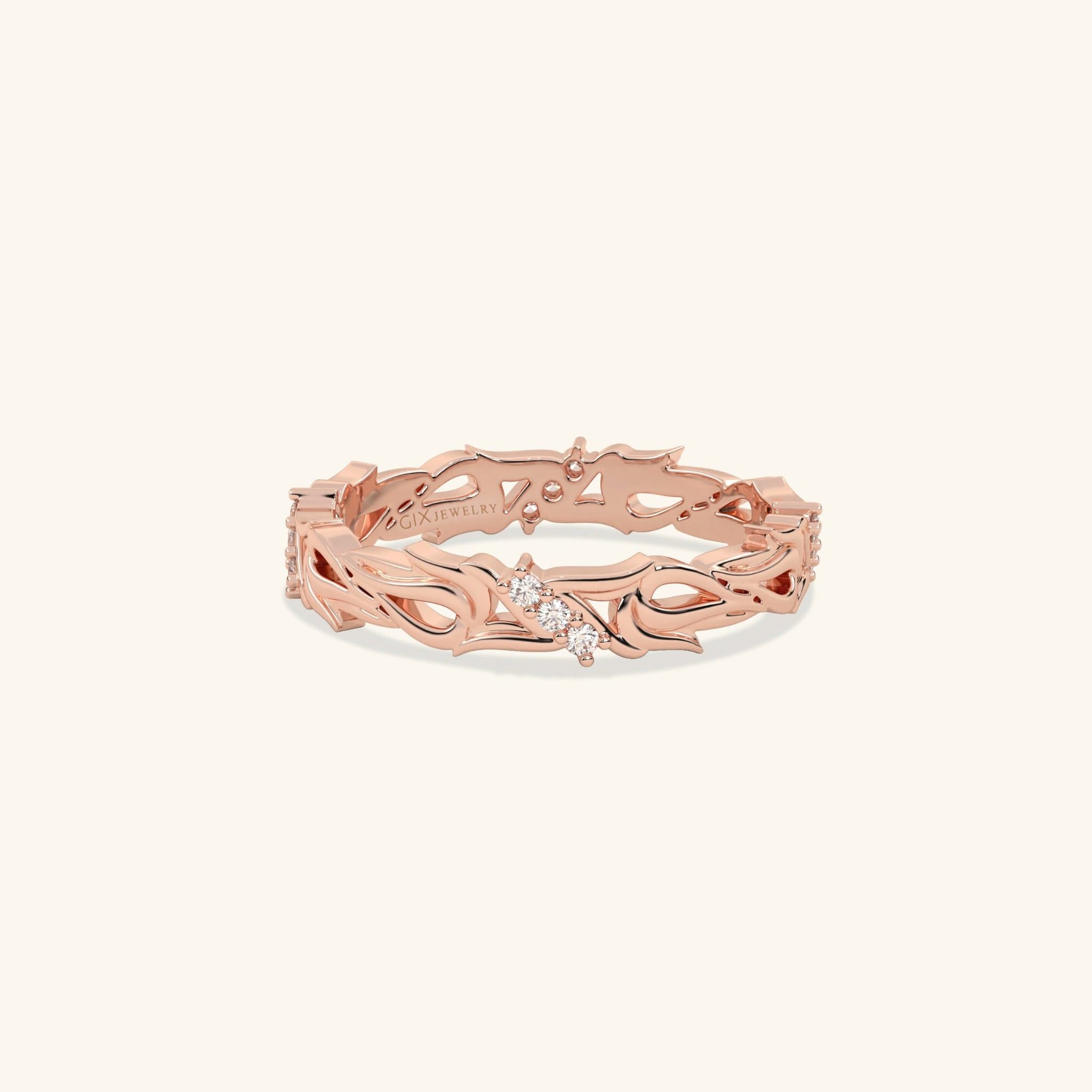  Nhẫn nữ hoa văn vô cực - GNN25050170 | Gix Jewel 