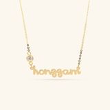  Dây chuyền tên cho nam nữ bạc 925 & vàng tây 18k đính đá birthstone | Gix Jewel 