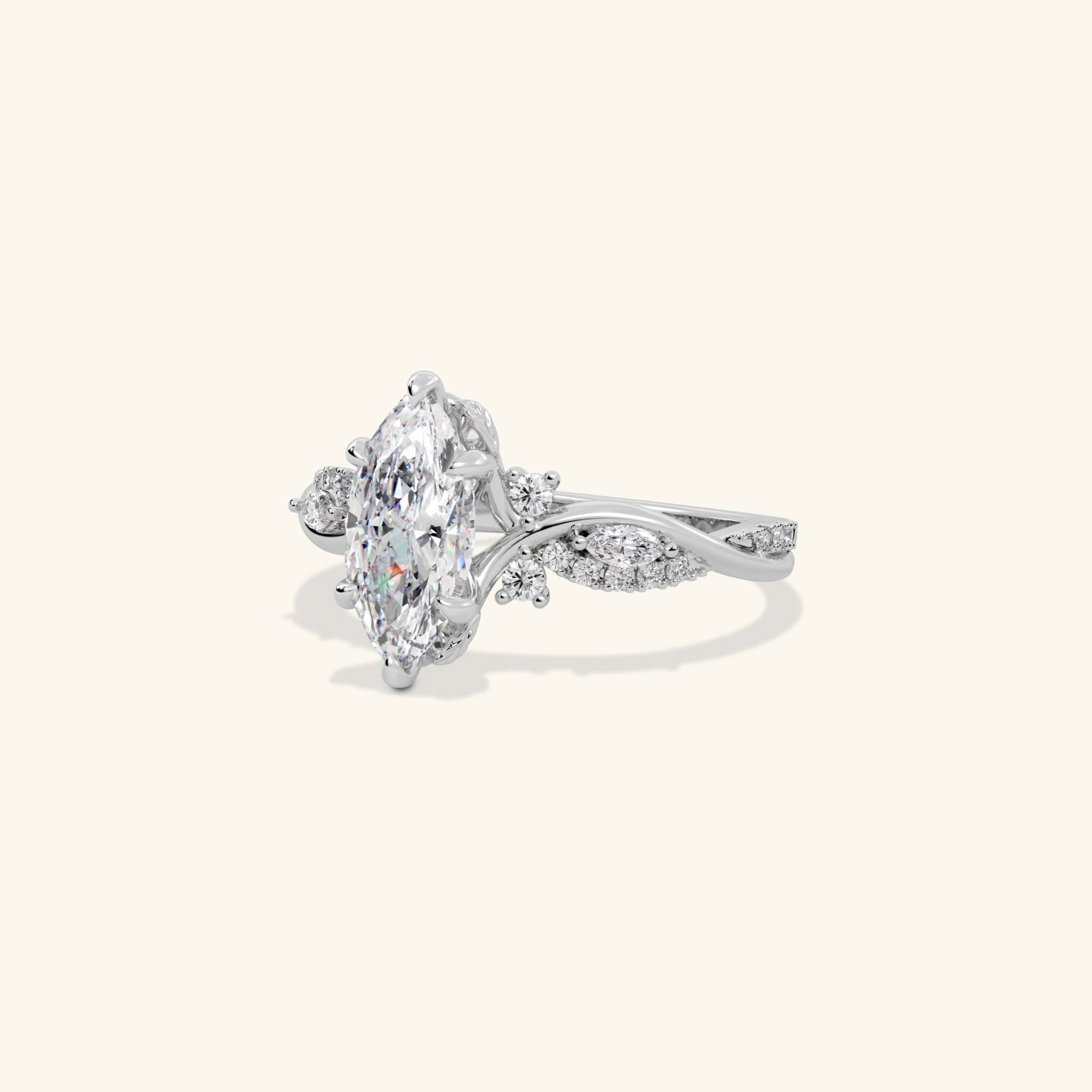  Nhẫn cầu hôn Diamond Marquise - GCH25050166 | Gix Jewel 
