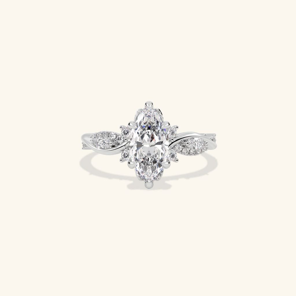  Nhẫn cầu hôn Diamond Marquise - GCH25050166 | Gix Jewel 