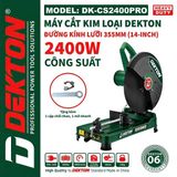  Máy cắt sắt Dekton DK - CS 2400 PRO 