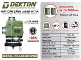  Máy Cân Bằng Laser 16 Tia Dekton DK - LS 1601 XPRO (4D) 