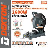  Máy Cắt Sắt Dekton DK - CS 2600 