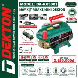  (CÔNG SUẤT THẬT) Máy rửa xe Dekton DK - RX 3001 