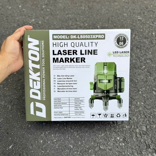  Máy cân bằng Laser 5 tia Dekton DK - LS 0503 XPRO 