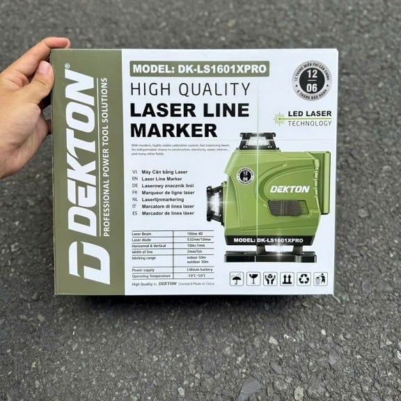  Máy Cân Bằng Laser 16 Tia Dekton DK - LS 1601 XPRO (4D) 