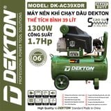  (Voucher Giảm Giá) Máy nén khí chạy dầu Dekton DK - AC39XDR 