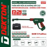  Máy rửa xe pin Dekton M21-SRX1405PROMAX 