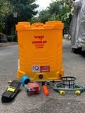  [BAO SHIP] Bình Xịt Điện LEAGO  LI20KR-DP - 20 lít - 2 bơm - Đảo thuốc - Pin lithum - Đồng hồ điện tử - Phun 40-60 bình/ lần sạc 