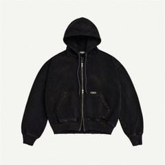 GW TRASH FULLZIP HOODIE / BLACK