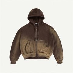 GW TRASH FULLZIP HOODIE / BROWN