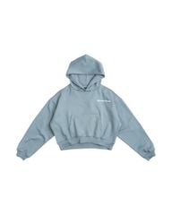 LOGO BOXY HOODIE / MIST