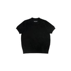 KNIT BABY TEE / BLACK