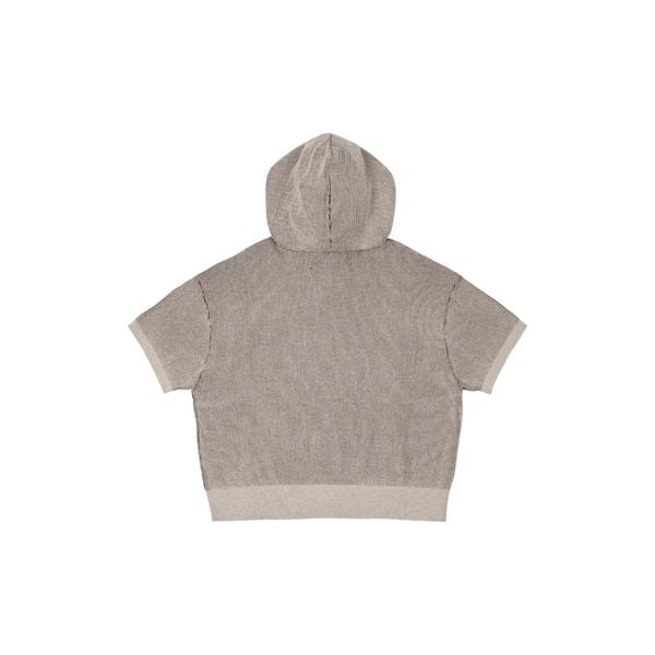  HOODED KNIT TEE / DUNE 