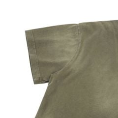 WASHED BOXY TEE / MOSSY