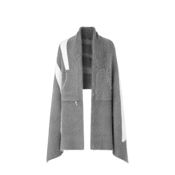  POCKET SCARF / GREY 