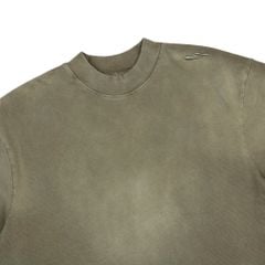 WASHED BOXY TEE / MOSSY