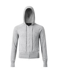 KNIT FULLZIP HOODIE / GREY