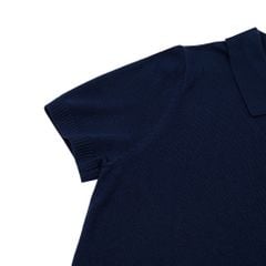 POLO KNIT TEE / NAVY