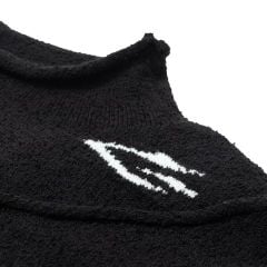 KNIT TURTLENECK SWEATER / BLACK