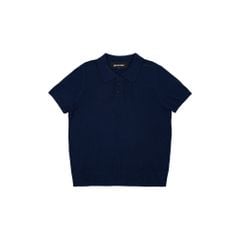 POLO KNIT TEE / NAVY