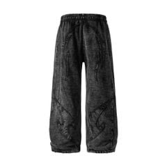 TRIBAL BAGGY JOGGER / CHARCOAL