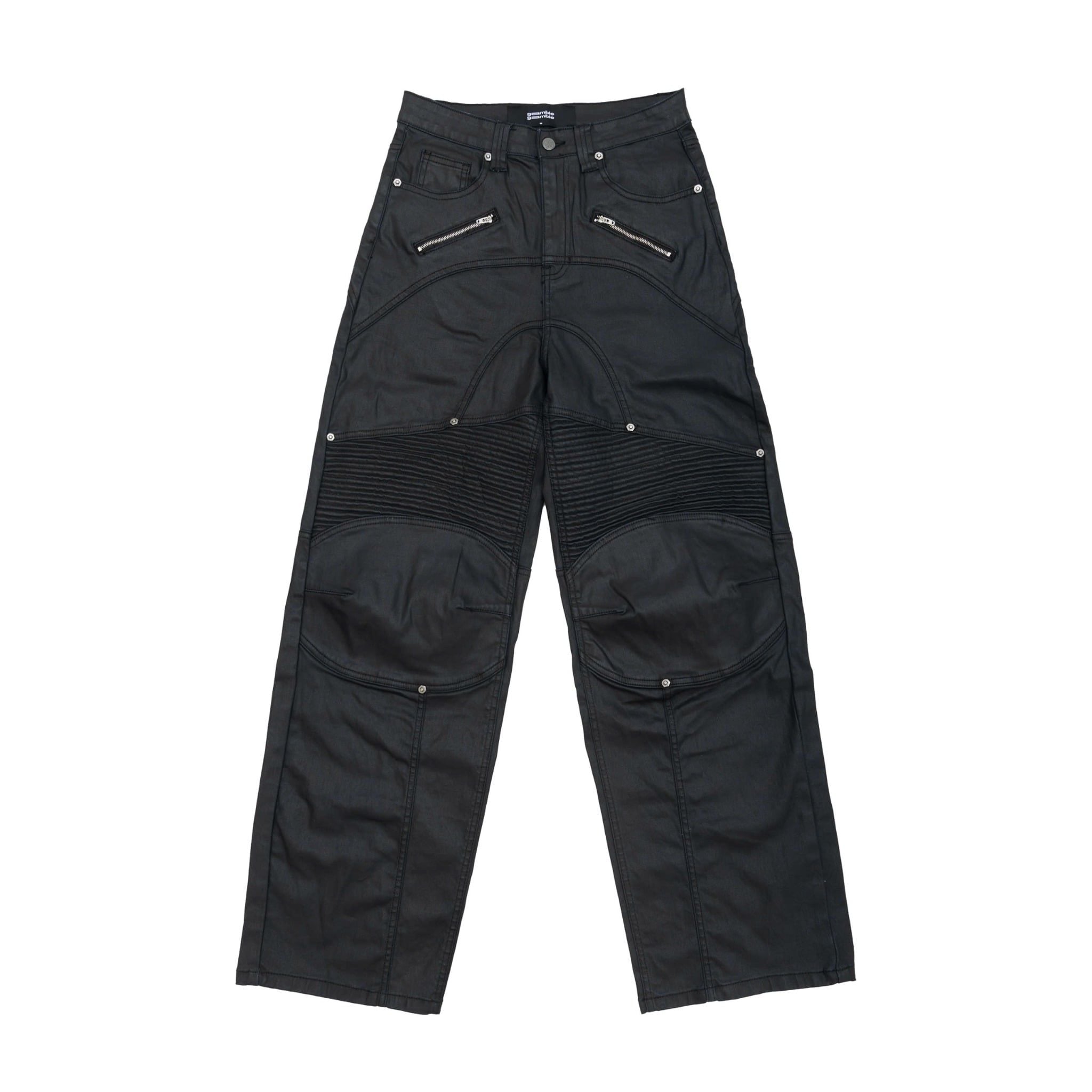 BIKER BAGGY PANTS / BLACK