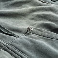 DOUBLE HOOD ZIP HOODIE / MOSS