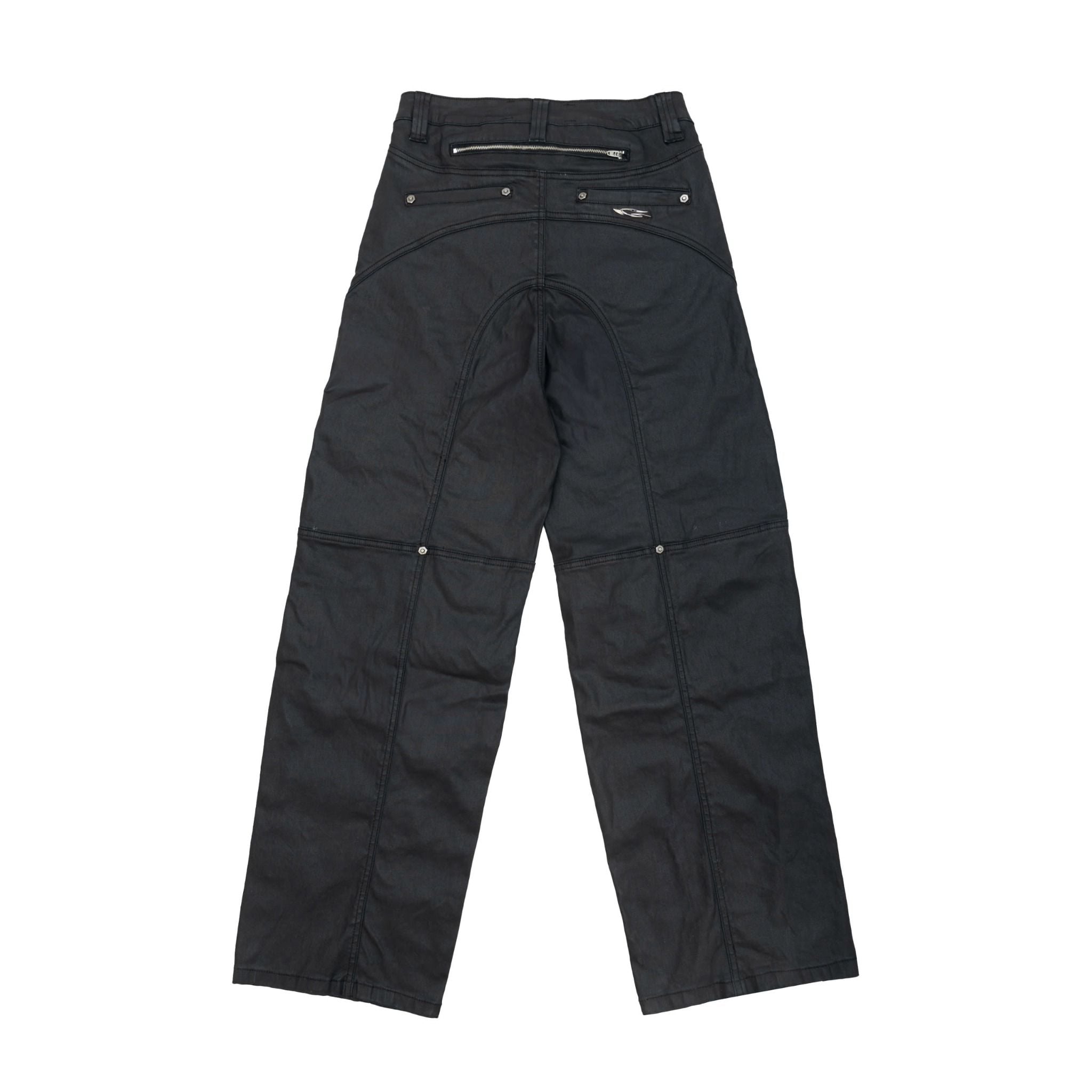 BIKER BAGGY PANTS / BLACK
