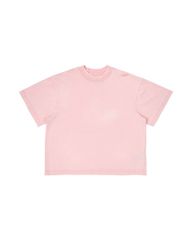 WASHED BOXY TEE / CORAL