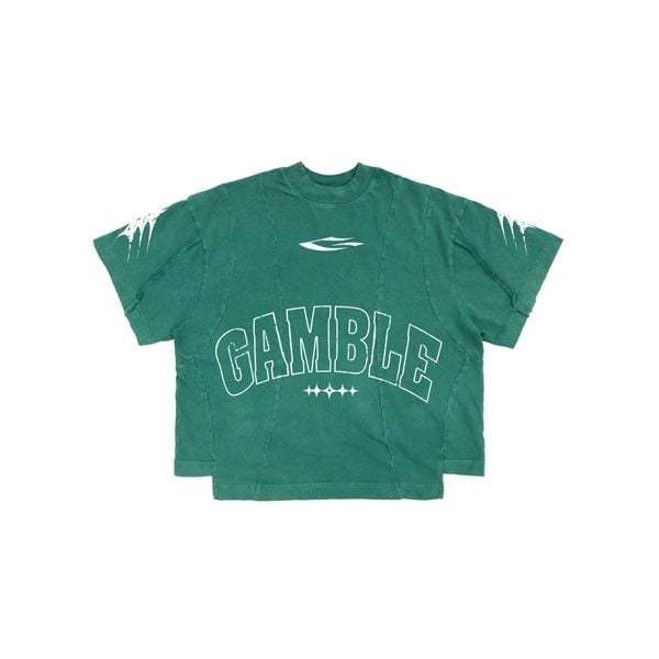 STITCHED TEE / MOSS