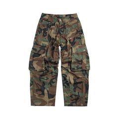CAMO CARGO PANT / MOSS