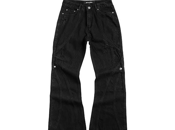 FLARED JEANS / BLACK