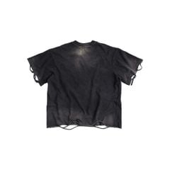 UPSIDE DOWN TEE / CHARCOAL