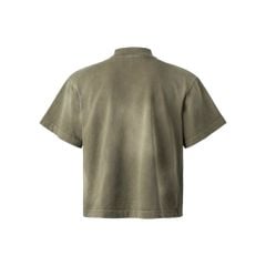 WASHED BOXY TEE / MOSSY