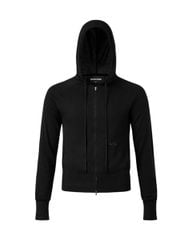 KNIT FULLZIP HOODIE / BLACK