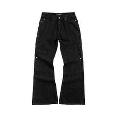 FLARED JEANS / BLACK